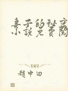 妻子的秘密周芸小说免费阅读