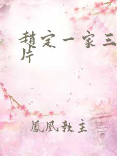 赵定一家三口照片