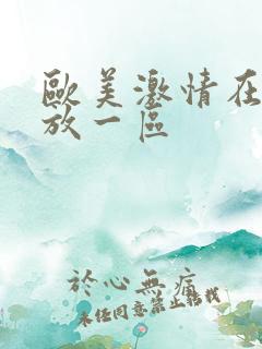 欧美激情在线播放一区