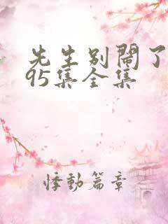 先生别闹了短剧95集全集