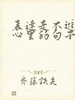 表达走不进对方心里的句子