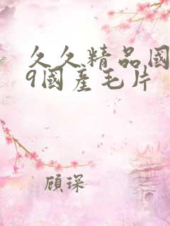 久久精品国产99国产毛片