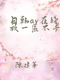 日韩av在线播放一区不卡
