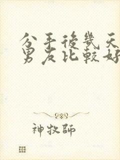 分手后几天挽回男友比较好