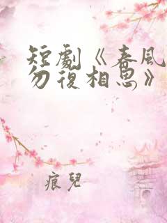 短剧《春风不言勿复相思》全集