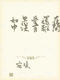 如果爱还在你心中没有离开