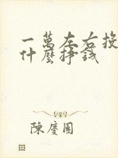 一万左右投资干什么挣钱