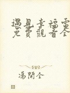 遇见幸福电视剧免费观看全集剧情