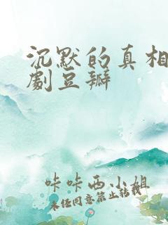 沉默的真相电视剧豆瓣