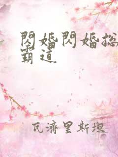 闪婚闪婚总裁太霸道