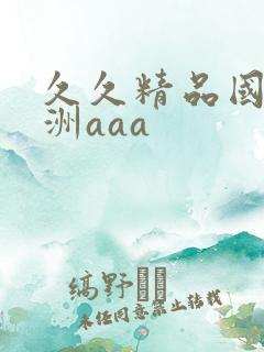 久久精品国产亚洲aaa