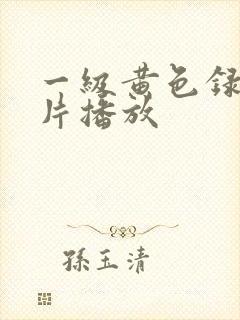 一级黄色录像大片播放