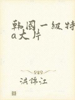 韩国一级特黄aa大片