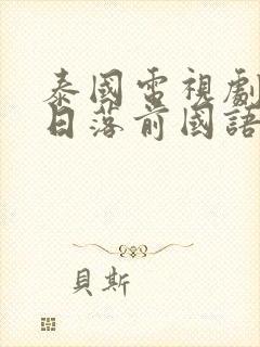 泰国电视剧爱在日落前国语版