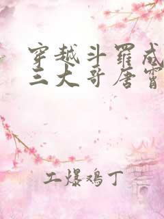 穿越斗罗成为唐三大哥唐霄