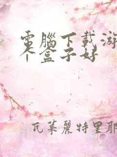 电脑下载游戏那个盒子好