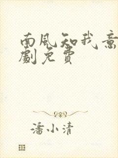 南风知我意电视剧免费