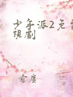 少年派2免费电视剧