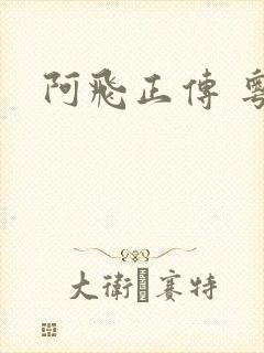 阿飞正传 粤语