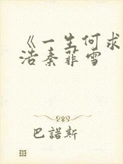 《一生何求》沈浩秦菲雪