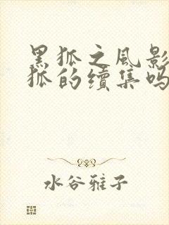 黑狐之风影是黑狐的续集吗