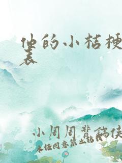 他的小桔梗演员表