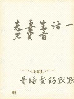 夫妻生活一级片免费看