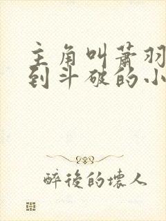 主角叫萧羽穿越到斗破的小说