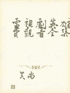 电视剧英雄祭免费观看全集