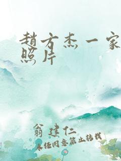 赵方杰一家三口照片