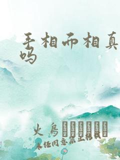 手相面相真的准吗