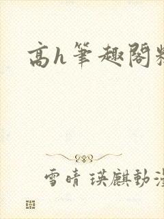 高h笔趣阁糙汉
