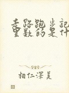 走路跑步记录公里数的是什么软件