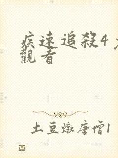 疾速追杀4免费观看