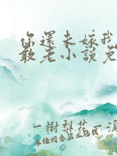 你还未嫁我怎么敢老小说免费阅读