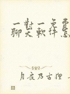 一对一免费视频聊天软件怎么用