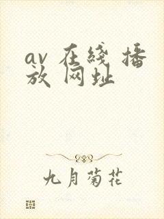 av 在线 播放 网址