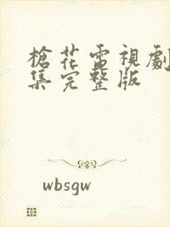 枪花电视剧40集完整版