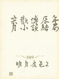 宋欢傅辰年陈琦月小说结局