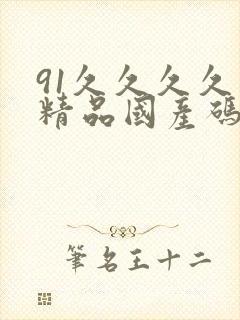 91久久久久久精品国产码