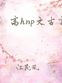 高hnp文古言