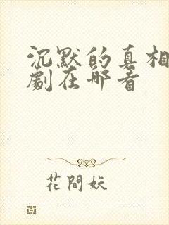 沉默的真相电视剧在哪看