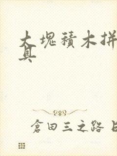 大块积木拼装玩具