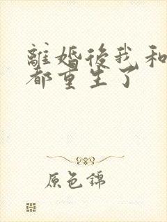 离婚后我和老婆都重生了