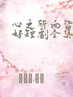 心之所向皆为美好短剧全集