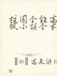 校园全能高手季枫小说全本免费