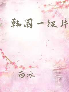 韩国一级片伦理