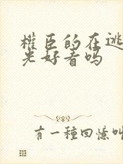 权臣的在逃白月光好看吗