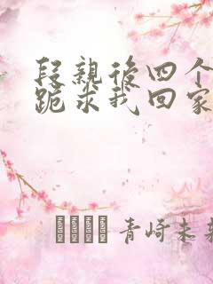 段亲后四个姐姐跪求我回家