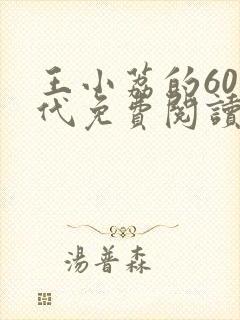 王小荔的60年代免费阅读全文最新章节